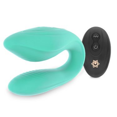 Kama Ritual Vibratore U-Shape con 2 Motori e Telecomando